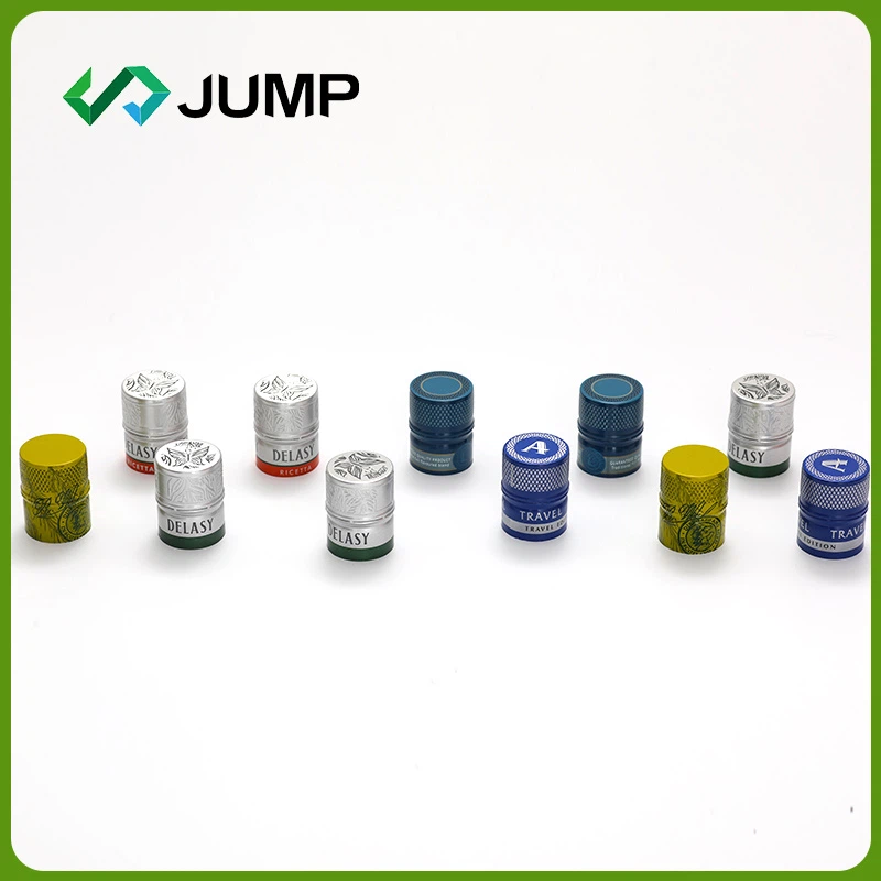 Tappo di bottiglia di plastica in alluminio